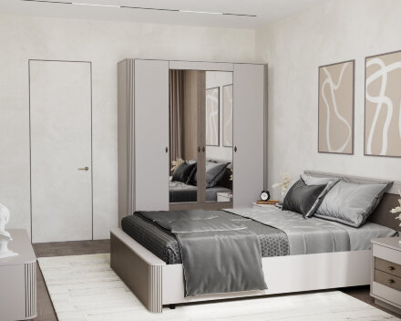 Модульная спальня Фантазия, Кашемир патина  