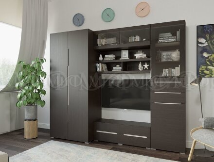 Антресоль с двумя ящиками АН-001 Эколь 