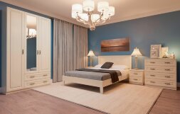 Модульная спальня Кантри, слоновая кость
